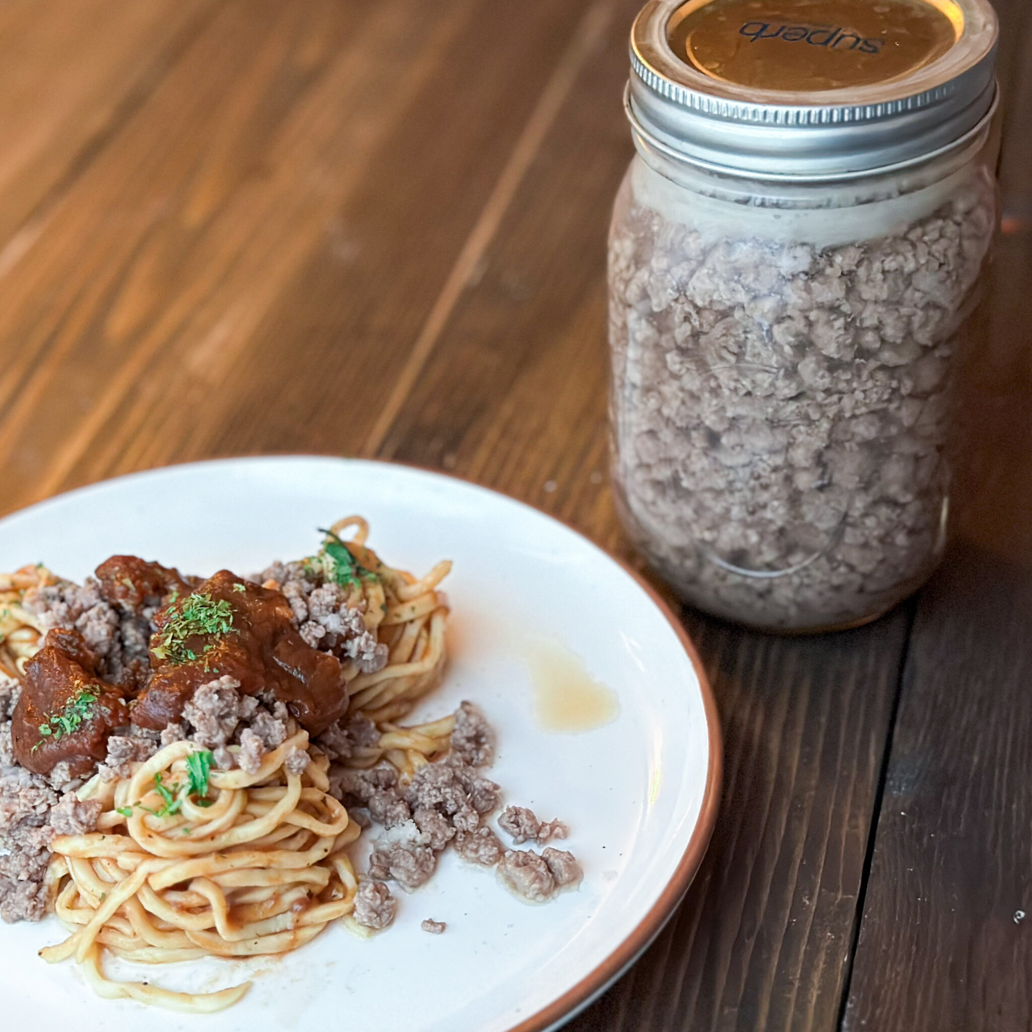 Pressure Canning Ground Venison Meat (Easy How To Recipe) - At Home on