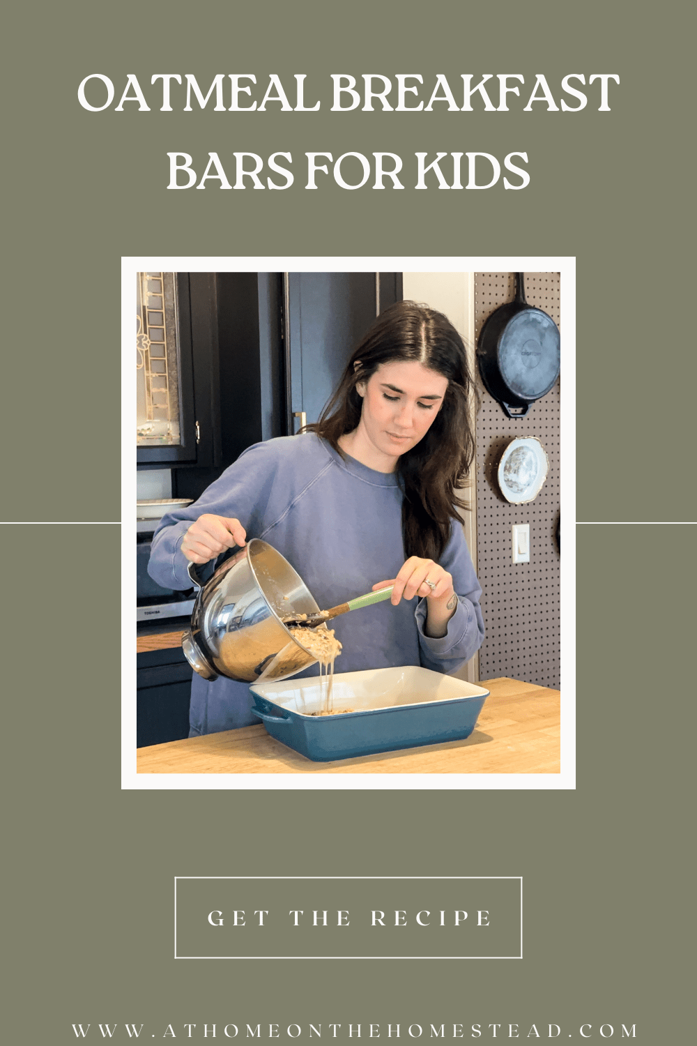 Oatmeal Breakfast Bars for Kids Easy Homemade Recipe